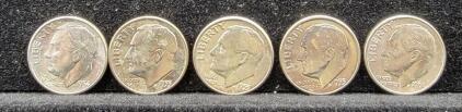 (5) Silver Dimes