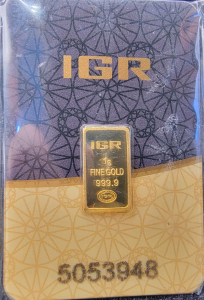 One Gram Fine Gold Bar