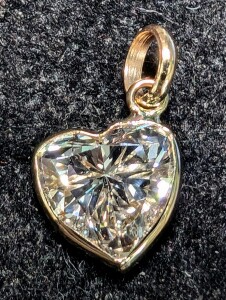 10K Lab Diamond 1.2Ct Pendant