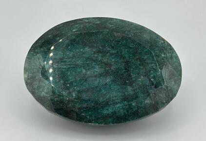 Dyed Green Beryl Emerald, 2861.00 carats, AIG Certified
