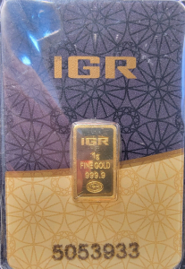One Gram Fine Gold Bar