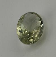 44.81 Carat Loose Green Quartz Gemstone, Oval Facet, Certified by GLA - 2
