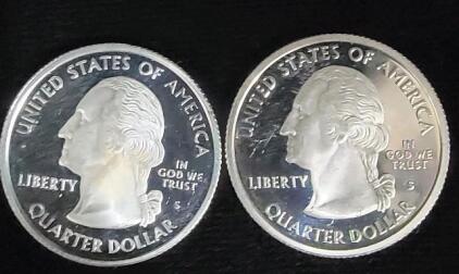 (2) State Quarters, 2006 Nebraska and 2005 Oregon