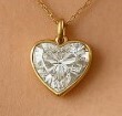 Lab Diamond Heart Shaped Pendant 0.7ct