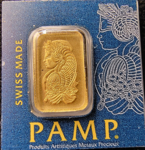 One Gram Fine Gold Bar