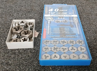 40-Piece Tap and Die Set plus Extra Dies