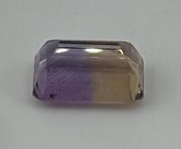 8.11 Carat Bicolor Tourmaline Gemstone, Rectangular Step Cut - 3