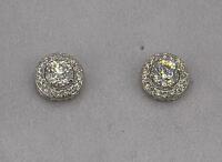 18K Gold Diamond Earrings, 1.43 cts Center Diamonds, Serial: K42D94-EA22102 - 2