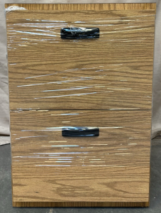 2-Drawer Wooden Cabinet / 20&rdquo; L x 17&rdquo;W x 25.5&rdquo; H