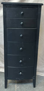 Modern 6-Drawer Cabinet / 16&rdquo; L x 20&rdquo; W x 51&rdquo; H