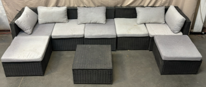 Modular Wicker Patio Set