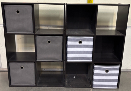 Set of 2 Cubby Hole Shelf H 3&rsquo; W 2&rsquo;, L 1&rsquo;