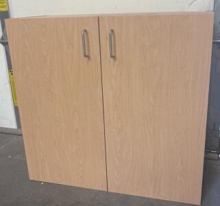 Wooden Cabinet H 2&rsquo; 6&rdquo; W 2&rsquo; 8&rdquo; L 1&rsquo; 1&rdquo;