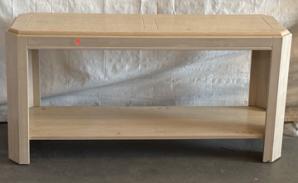 Beige Wooden Table H 2&rsquo; 3.5&rdquo; W 4&rsquo; 6&rdquo; L 1&rsquo; 4.5&rdquo;