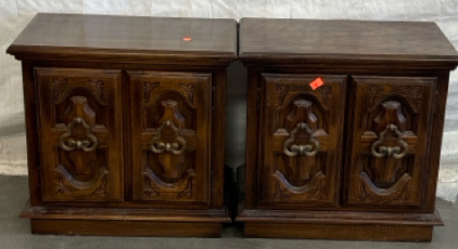 Set of 2 Endtables H 1&rsquo; 11&rdquo; L 1&rsquo; 3&rdquo; W 2&rsquo;