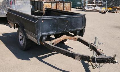 Pickup Bed Single Axle Trailer 7'5" Bed 5' Tongue 12'.5" Total Length