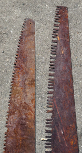2'x3.5' Antique Bow Saw