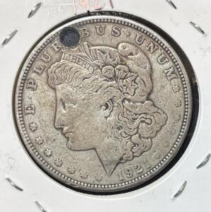 1921 Morgan Silver Dollar
