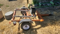 OFFSITE - Small Steel Frame Single Axle Utility Trailer - 4