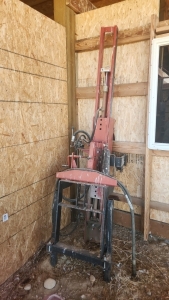 OFFSITE - Shaver Model HD-8-H Hydraulic Post Driver With Original Paperwork and Safety Bar Attachment
