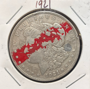 1921 U.S. Morgan Silver Dollar
