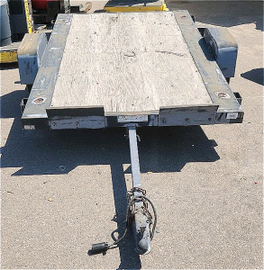 Small Tilt Trailer Single Axle 7' Bed