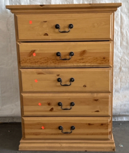 Beige Dresser H 3&rsquo; 8&rdquo; W 2&rsquo; 8&rdquo; L 1&rsquo; 8&rdquo;
