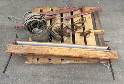 Vintage Animal Traps, Belts and Metal Doubletree.