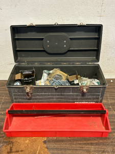 Craftsman Toolbox With Fasteners and Hex Nuts