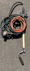 Clemco Sandblast Power Gun And Pneumatic Hoses