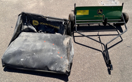 John Deere 42" Tow-Behind Lawn Sweeper With Bag