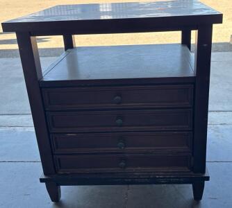 Endtable with Drawers H 1&rsquo; 10&rdquo; W 1&rsquo; 11&rdquo; L 1&rsquo; 8&rdquo;