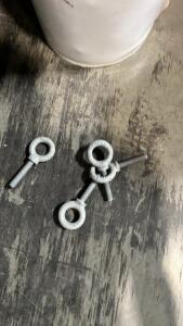 (Off-site) Bucket Full Of Eye Bolts assorted size