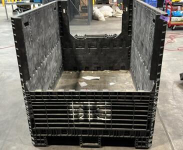 Off-site Ropak Collapsible Polymer Crate 69&rdquo;x47&rdquo;x50&rdquo;H