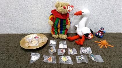 TY Animals, TY Pins, Decorative Tray, and More