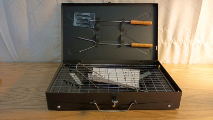 Portable Charcoal Mini Grill Camp Grill