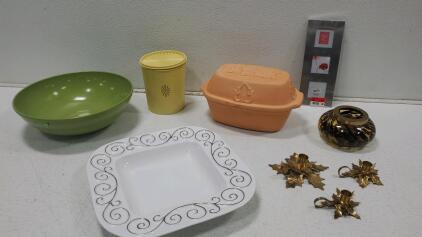 Vintage Terra Cotta Roasting Pan And More