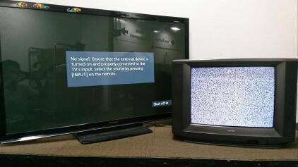 Panasonic Viera (50") Plasma HDTV and Toshiba (20") CRT TV