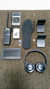 Midland Walkie Talkie, JBL Headphones, (2) Dashboard Cameras, and More