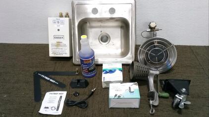 Sink, Water Heater, Burner, and More