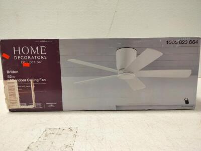 52" Ceiling Fan with LED Light and Remote Control