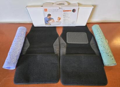 Stokke Flexi Bath XL, (2) Shower Grip Mats & Universal Car Floor Mat Set / +$100 Combined Value!