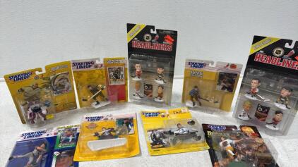 Assorted Sports Action Figures Hockey, Football And Baseball