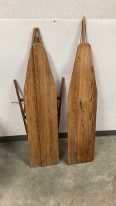 (2) Wooden Ironing Boards