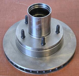 Replacement Brake Rotor & Hub Assembly Mechanics Choice for 95-96 Ford Bronco F-150 / +$140 Value!
