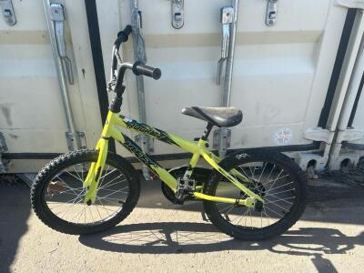 (1) 18&rdquo; Huffy Green Kids Bike