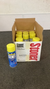 (9) Cans Stoner Xenit Cleaner