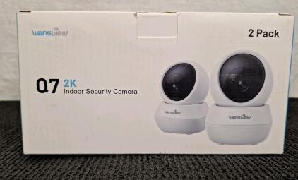 (1) 2-pack of Wansview Q7 2K Indoor Security Cameras.