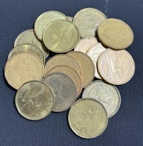(1) Large Assortment Of Canadian Dollar Coins