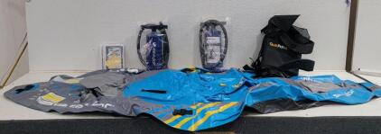(1) Sevylor K1 QuikPak 1-Person Kayak, (2) Sevylor Air Pumps, (1) QuikPak Drybag